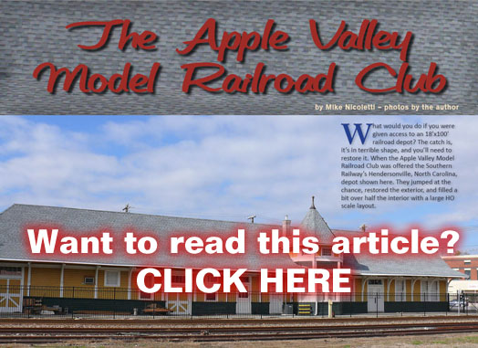 Apple Valley model railroad - MRH Dec 2011