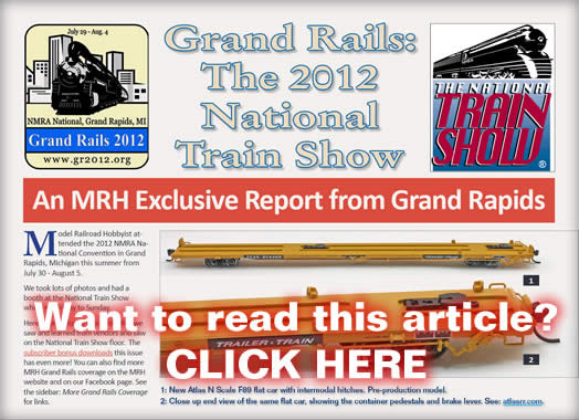 Grand Rails NMRA National Train Show report - Model trains - MRH Column August 2012