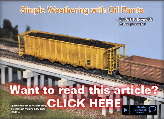 Simple weathering with oil paints - Model trains - MRH article October 2012