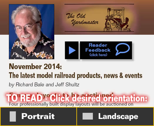 November 2014 News - Model trains - MRH column November 2014