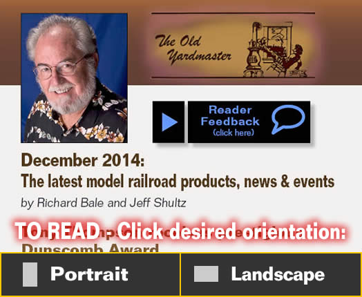 December 2014 News - Model trains - MRH column December 2014