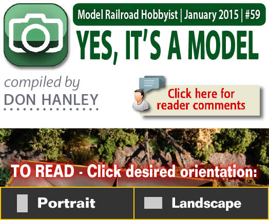 Yes, it's a model - Model trains - MRH feature January 2015