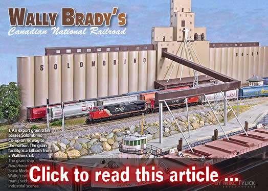 Wally Brady's Canadian National Railroad - Model trains - MRH article March 2015