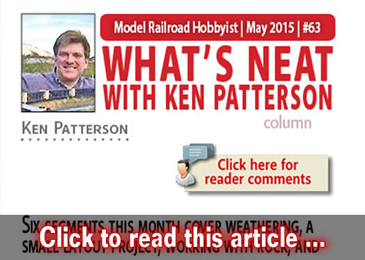 What's Neat: Weathering, small layouts, and more - Model trains - MRH column May 2015
