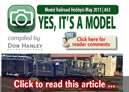 Yes it's a model - Model trains - MRH feature May 2015