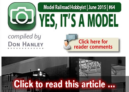 Yes it's a model - Model trains - MRH feature June 2015