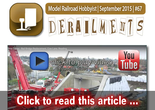 September Derailments humor/bizarre facts - Model trains - MRH feature September 2015