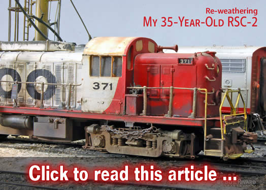 Re-weathering a 35-year-old-RSC-2 - Model trains - MRH article September 2015