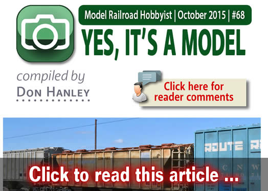 Yes it's a model - Model trains - MRH feature October 2015