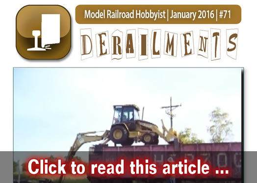 Derailments - Model trains - MRH feature January 2016