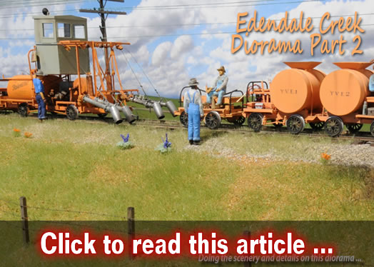 Edendale Creek Diorama, part 2 - Model trains - MRH article May 2016