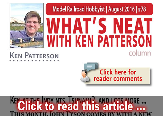What?s Neat: Indy NTS, Tsunami 2, and more ... - Model trains - MRH column August 2016