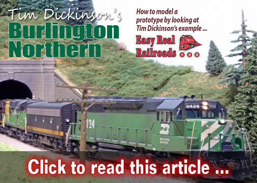 Tim Dickinson's Burlington Northern - Model trains - MRH column August 2016