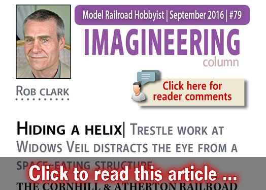 Imagineering: Hiding a helix - Model trains - MRH column September 2016