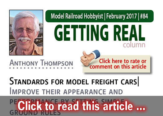 Getting Real: Standards for model freight cars - Model trains - MRH column February 2017
