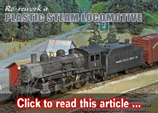 Re-work a plastic steam locomotive - Model trains - MRH article March 2017