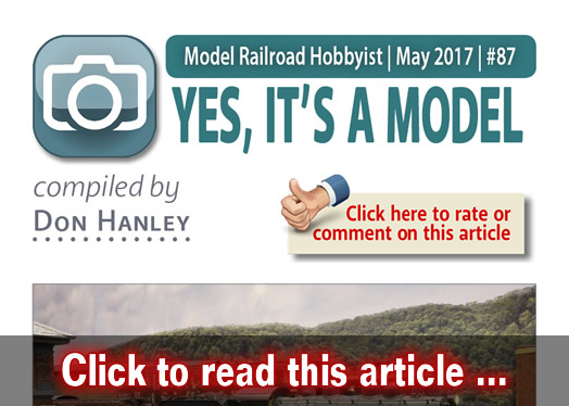Yes, it's a model - Model trains - MRH feature May 2017
