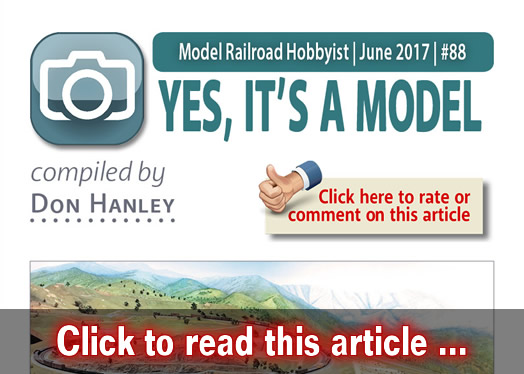 Yes, it's a model - Model trains - MRH feature June 2017