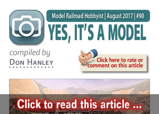 Yes, it's a model - Model trains - MRH feature August 2017