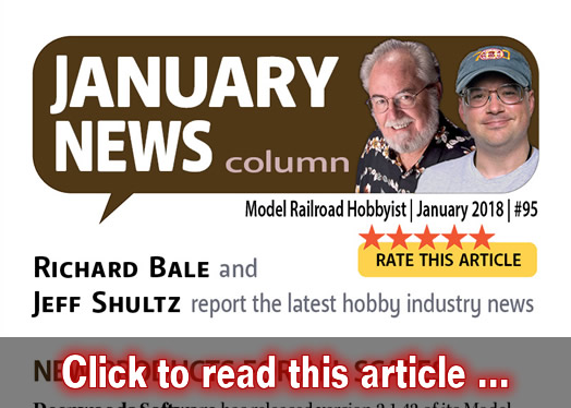 Jan 2018 news - Model trains - MRH column January 2018