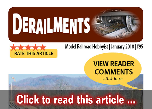 Derailments - Model trains - MRH feature January 2018
