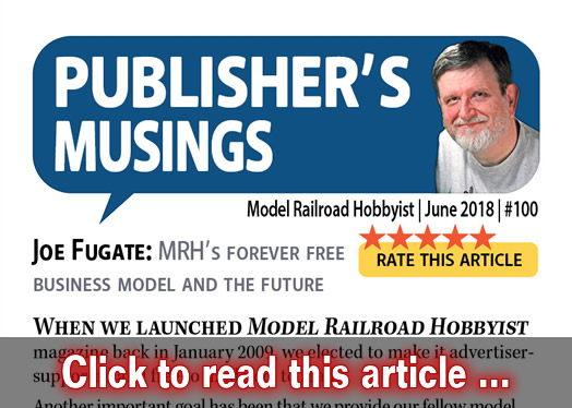 Future of MRH's forever free business model - Model trains - MRH editorial June 2018