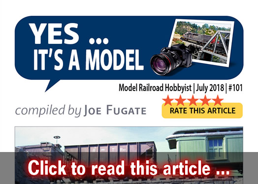 Yes, it's a model - Model trains - MRH feature July 2018