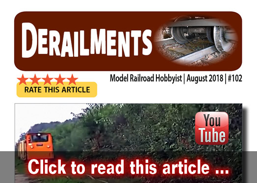 Derailments - Model trains - MRH feature August 2018