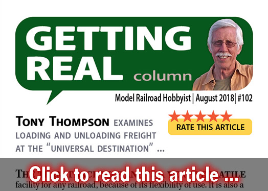 Getting Real: The team track  - Model trains - MRH column August 2018