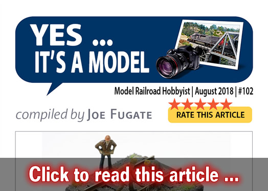 Yes, it's a model - Model trains - MRH feature August 2018