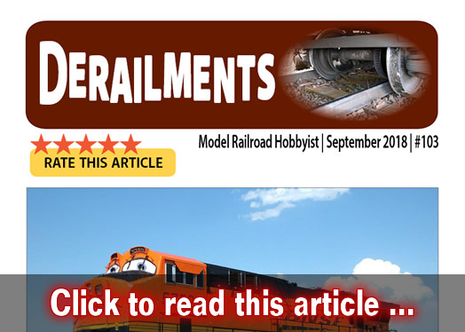 Derailments - Model trains - MRH feature September 2018