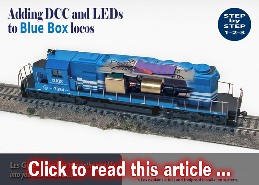 Adding DCC and LEDs to Blue Box locos, p1 - Model trains - MRH article October 2018