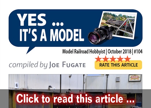 Yes, it's a model - Model trains - MRH feature October 2018