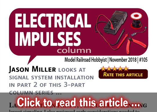 Electrical Impulses: Signaling my layout, part 2 - Model trains - MRH column November 2018