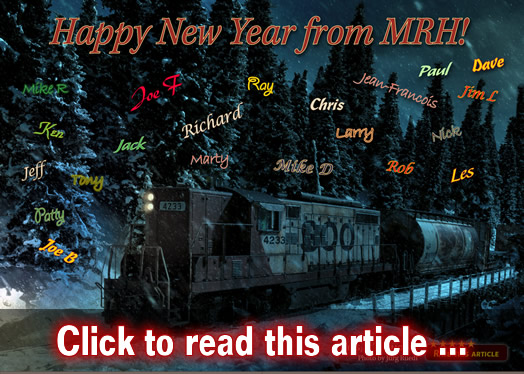 Yes, it's a model - Model trains - MRH feature January 2019