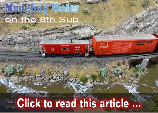 Modeling water on the 8th Sub - Model trains - MRH article February 2019