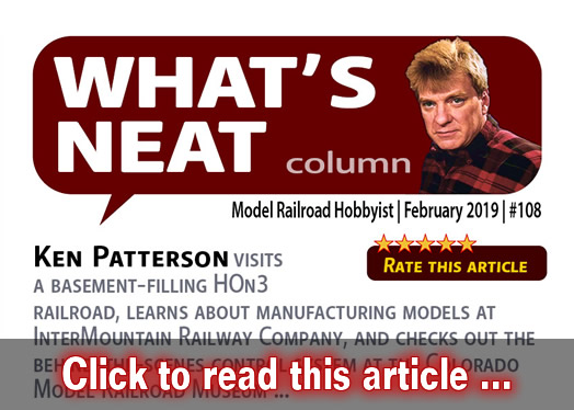 What?s Neat: Basement filling HOn3 layout ? - Model trains - MRH column February 2019