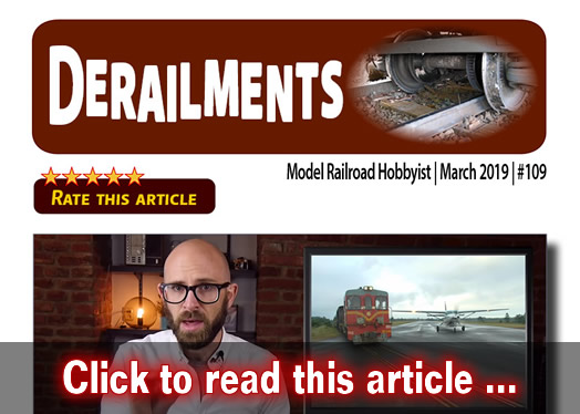 Derailments - Model trains - MRH feature March 2019