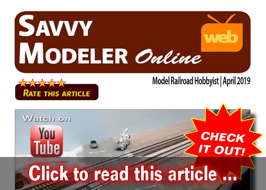 Savvy Modeler online: Concrete grade crossings - Model trains - MRH feature April 2019