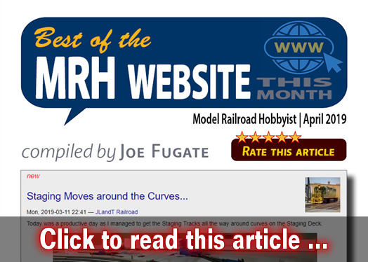 Best of the MRH website this month - Model trains - MRH feature April 2019