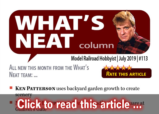 What?s Neat: Gullivers Gate, making roots, ? - Model trains - MRH column July 2019