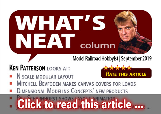 What?s Neat: Making canvas load covers, ? - Model trains - MRH column September 2019