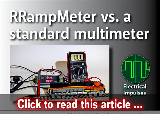 RRampmeter vs standard multimeter for DCC - Model trains - MRH feature September 2019