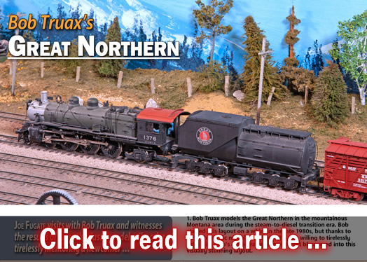 Bob Truax's Great Northern - Model trains - MRH article January 2020
