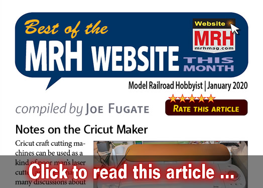 Best of the MRH website this month - Model trains - MRH feature January 2020