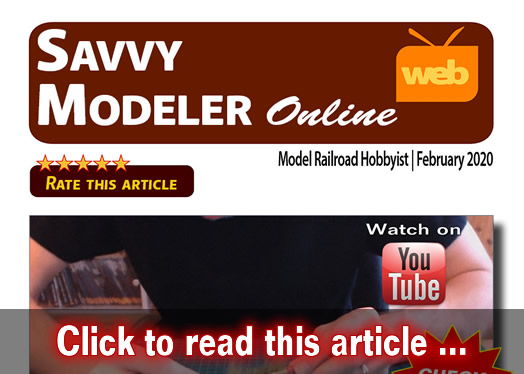 Savvy Modeler online: Easy tall grass tufts - Model trains - MRH feature February 2020