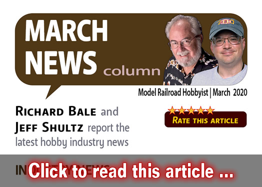 March 2020 news - Model trains - MRH column March 2020