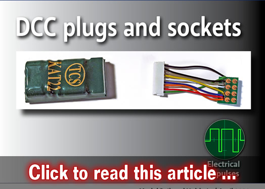 DCC decoder plugs and sockets - Model trains - MRH feature April 2020
