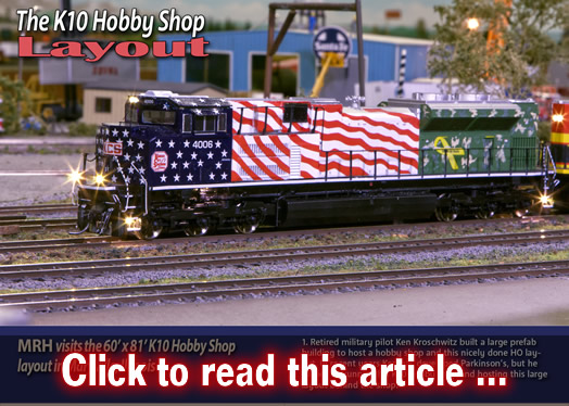 The K10 hobbyshop layout - Model trains - MRH article June 2020
