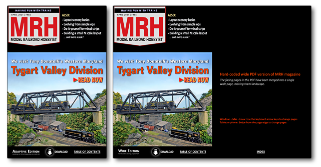April 2021 MRH issue landscape and portrait covers